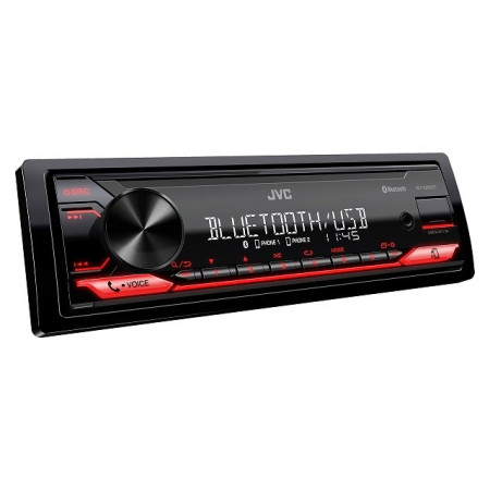 Automobilinis radijas JVC KDX-282BT raudonas