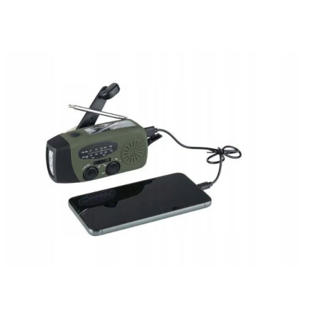 Fosco Outdoormen avarinis radijas su saulės energija