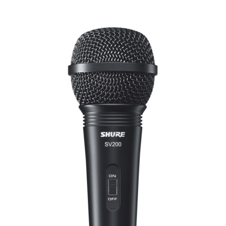 Shure SV200 - Karaokės mikrofonas, Juodas