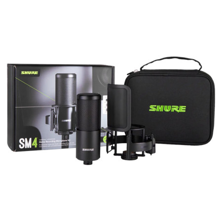 Shure SM4-K-KIT - kondensatorinis mikrofonas su priedais