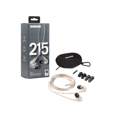 Shure SE215 Pro - Laisvų rankų įranga, vielinė, įkišamos į ausį