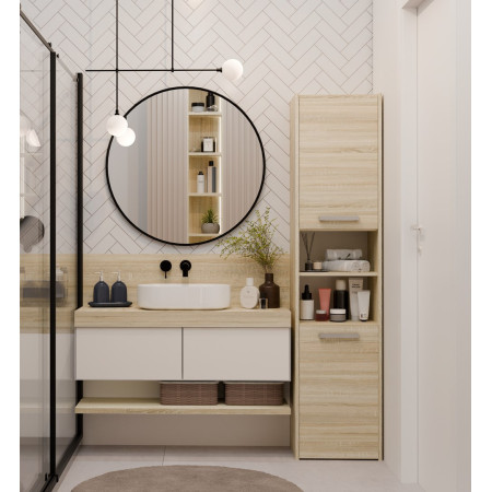 Topeshop S40 SONOMA Vonios Kambario Spintelė