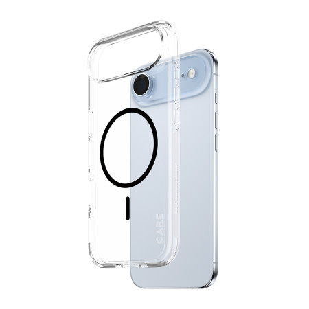 PanzerGlass CARE by Flagship Case Juodas Urban Explorer su Black MagSafe iPhone Air