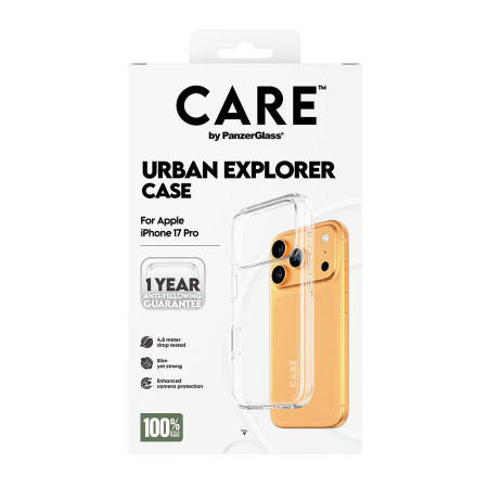 PanzerGlass CARE by ® Flagship Case Permatomas Urban Explorer iPhone 17 Pro