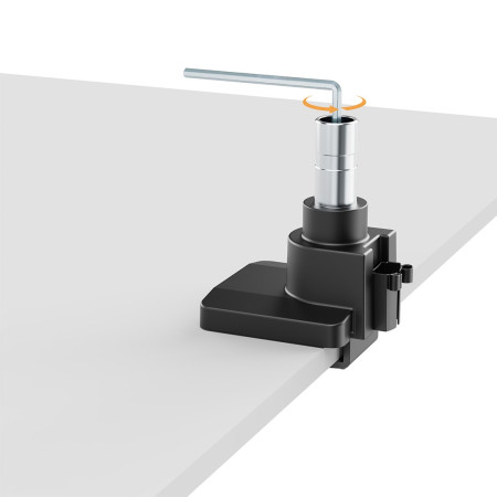 Maclean MC-968 Dvigubas monitoriaus laikiklis su dujine spyruokle 17-57 colių