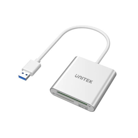 UNITEK Y-9313 kortelių skaitytuvas USB 3.2 Gen 1 Sidabras