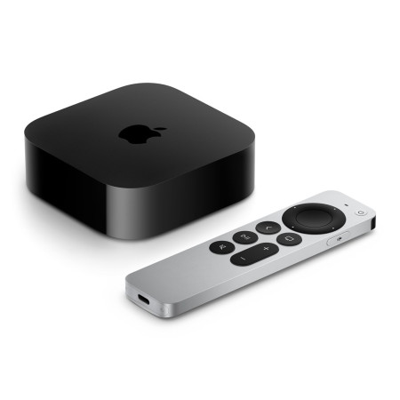 Apple TV 4K 64 GB Juoda, Sidabras 4K Ultra HD „Wi-Fi“