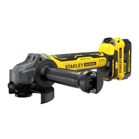 STANLEY 125 mm belaidis kampinis šlifuoklis 2x4,0 Ah SFMCG700M2K