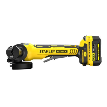 STANLEY 125 mm belaidis kampinis šlifuoklis 2x4,0 Ah SFMCG700M2K