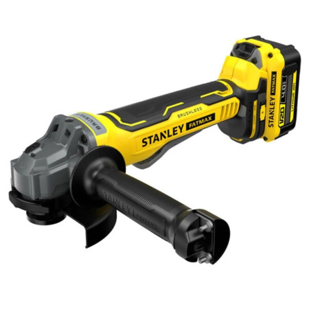STANLEY 125 mm belaidis kampinis šlifuoklis 2x4,0 Ah SFMCG700M2K