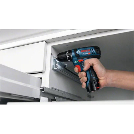 Bosch akumuliatorinis gręžtuvas 12V Li-Ion 1300 RPM