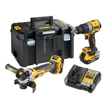 DEWALT DCK2026P2T-QW Kombinuotas rinkinys DCD805 + DCG405, 18 V XR