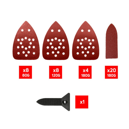 Elektrinis orbitinis šlifuoklis 75W CASALS SD75