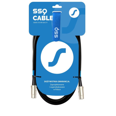 SSQ MIDI2 SS-1418 MIDI Kabelis (5-pin) - 2 m Juodas