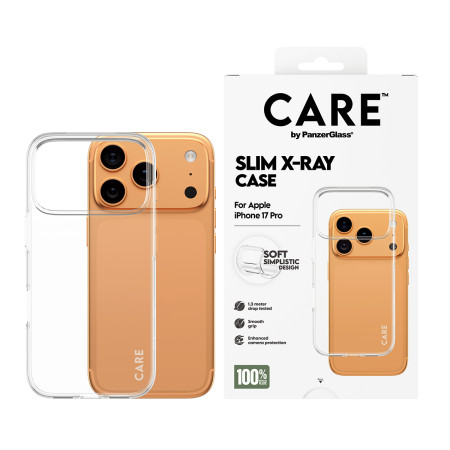 PanzerGlass CARE by Fashionable Case Permatomas iPhone 17 Pro dėklas