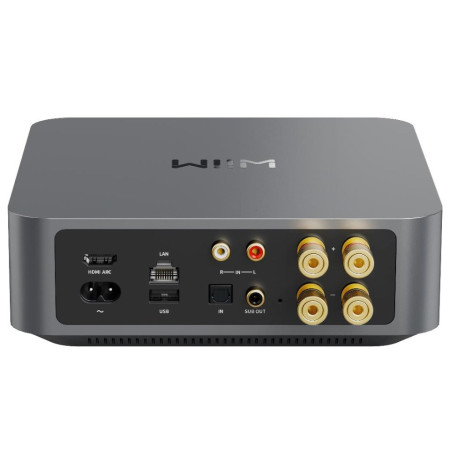 WiiM Amp Dark Grey - Stereo transliacijos stiprintuvas