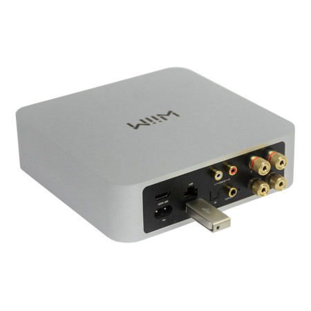 WiiM Amp Dark Grey - Stereo transliacijos stiprintuvas