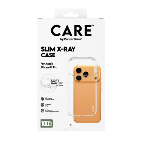 PanzerGlass CARE by Fashionable Case Permatomas iPhone 17 Pro dėklas