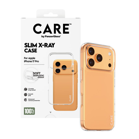 PanzerGlass CARE by Fashionable Case Permatomas iPhone 17 Pro dėklas