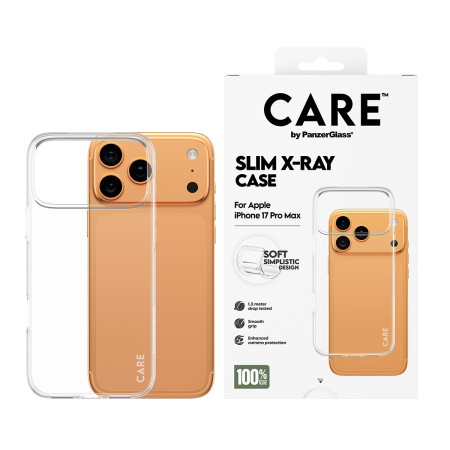 PanzerGlass CARE by Fashionable Case Permatomas iPhone 17 Pro Max dėklas