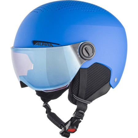 Žieminis šalmas Alpina Zupo Visor Q-Lite Blue Matt 51-55