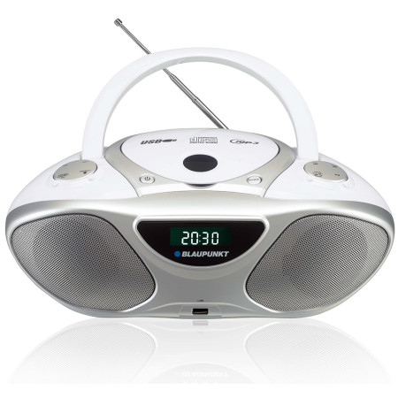 Blaupunkt BB14WH CD grotuvas su CD įrašytuvu Sidabras, Balta