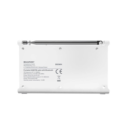 Blaupunkt DR3WH - Nešiojamas radijas Baltas