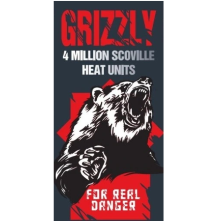 Pipirinis purškalas GRIZZLY 4 milijonai Scoville karščio vienetų 63 ml