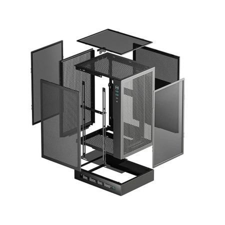 DeepCool R-CH170-BKNPI0D-G-1 kompiuterio korpusas Tower Juoda