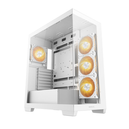 DeepCool CG580 4F WH „Midi Tower“ kompiuterio korpusas, Balta