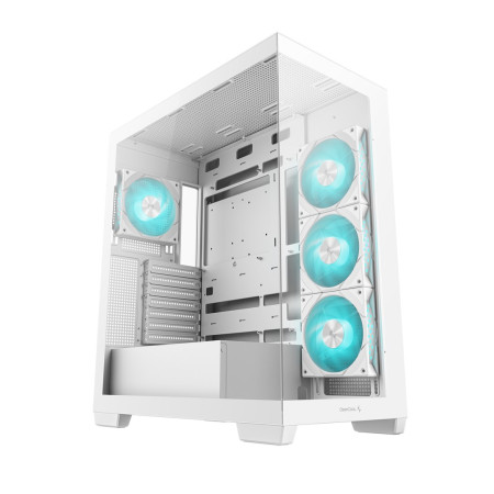 DeepCool CG580 4F WH „Midi Tower“ kompiuterio korpusas, Balta