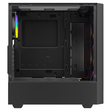 SAVIO Noctis Flow RGB Kubas Juoda
