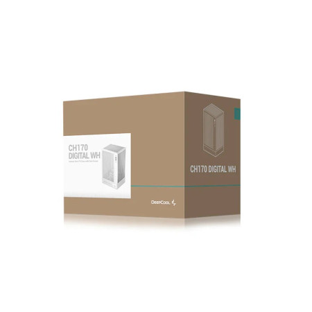 DeepCool R-CH170-WHNPI0D-G-1 kompiuterio korpusas Tower Balta