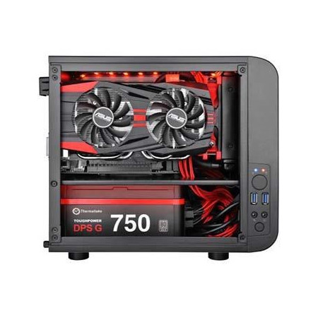 Thermaltake Core V1 Kubas Juoda