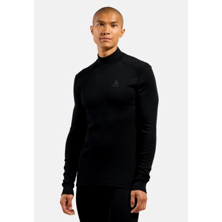 Odlo vyriškas marškinėlis su aukštu kaklu l/s ACTIVE WARM ECO, dydis M, juodas