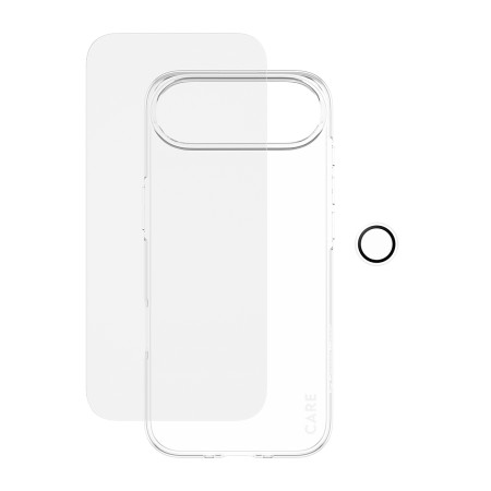 PanzerGlass SAFE CARE 3-in-1 Madingas Combo Rinkinys iPhone Air Skaidri ekrano apsauga