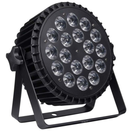 LIGHT4ME ALU QUAD PAR 18x6W RGBW - scenos prožektorius