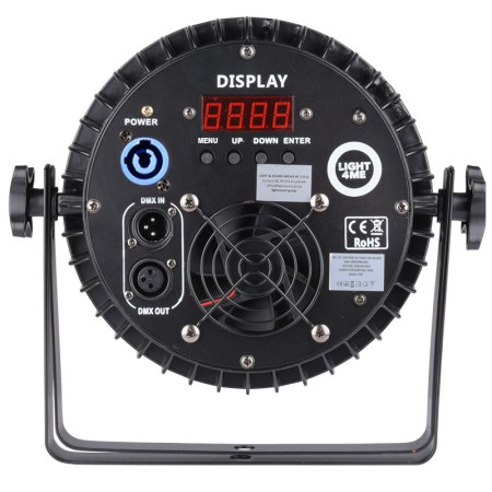 LIGHT4ME ALU QUAD PAR 18x6W RGBW - scenos prožektorius