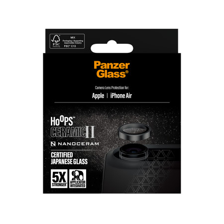 PanzerGlass® Hoops® Keraminis II Kamera Objektyvo Apsaugos Filtras iPhone Air