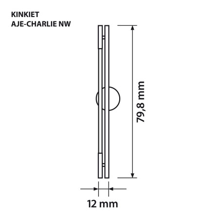 Activejet AJE-CHARLIE NW Sieninis Apšvietimas LED 8W