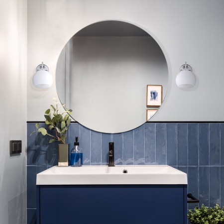 Activejet IRMA nikelio spalvos sieninis šviestuvas E27