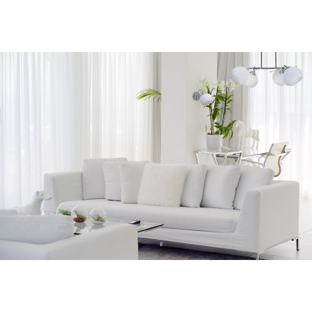 Activejet IRMA nikelio spalvos sieninis šviestuvas E27