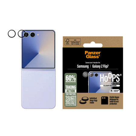 PanzerGlass® Hoops® Kamera Objektyvo Apsaugos Filtras Skaidrus Samsung Galaxy Z Flip7