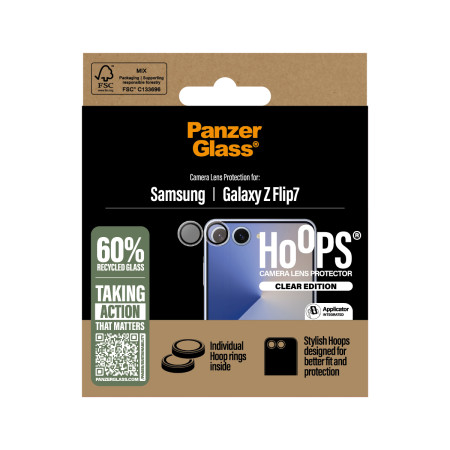 PanzerGlass® Hoops® Kamera Objektyvo Apsaugos Filtras Skaidrus Samsung Galaxy Z Flip7