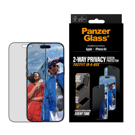 PanzerGlass® Privatumo Ekrano Apsaugos Filtras iPhone Air