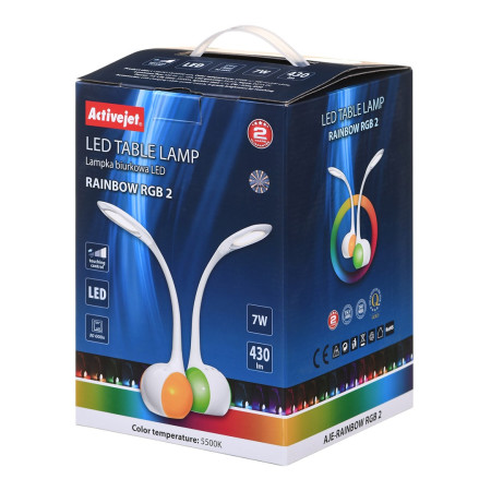 Activejet stalinė lempa AJE-RAINBOW 2 7 W LED