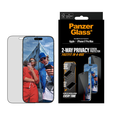 PanzerGlass® Privatumo Ekrano Apsaugos Filtras iPhone 17 Pro Max