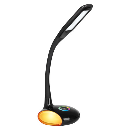 Activejet LED stalinė lempa VENUS BLACK su RGB pagrindu