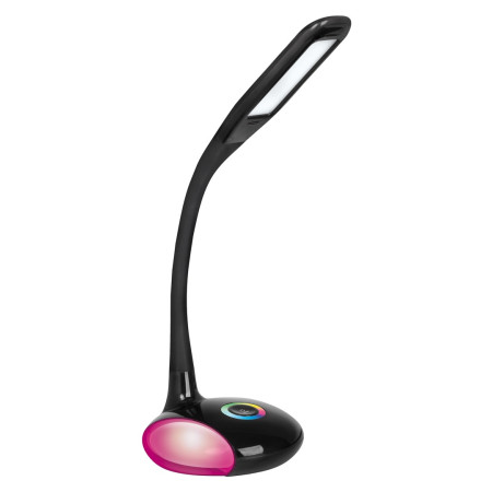 Activejet LED stalinė lempa VENUS BLACK su RGB pagrindu
