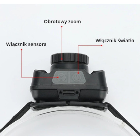 LIBOX LB0106 Galvinis žibintuvėlis LED